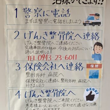 交通事故について